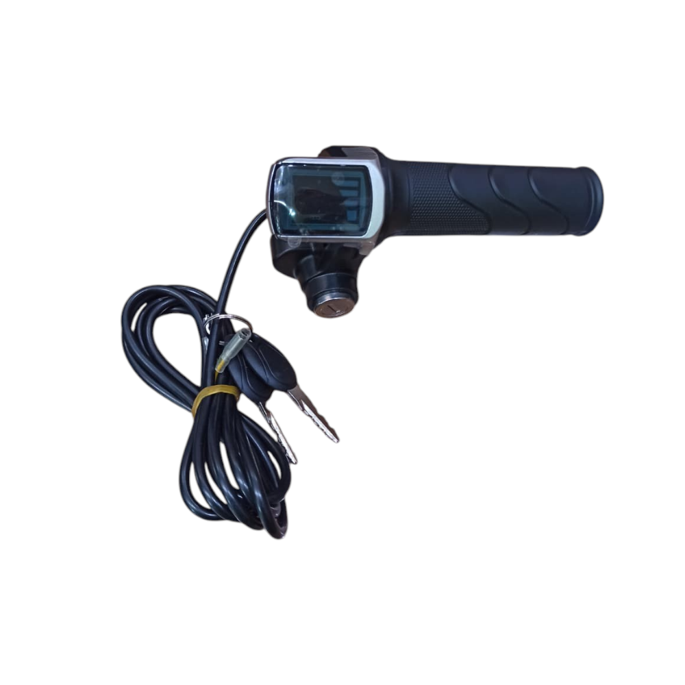 E-BİKE GAZ KOLU + KONTAK 36 V GÖSTERGELİ