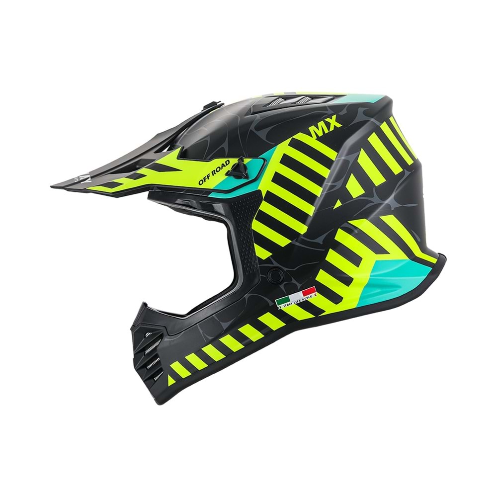 SWAY 618 ÇOCUK CROSS KASK ALERT - SARI - L
