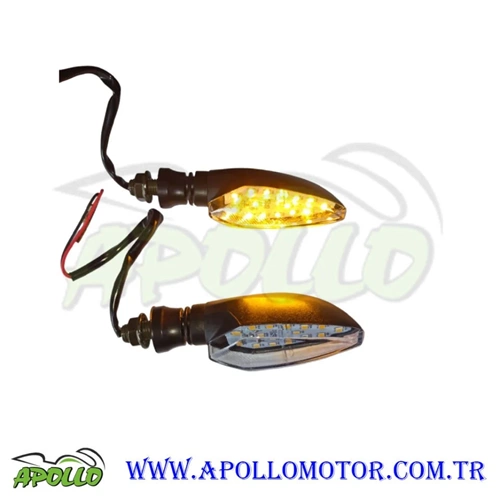 KUBA TİPİ ÇİTA LED SİNYAL SARI (2 Lİ)
