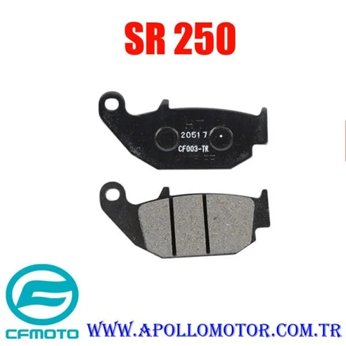 ARKA FREN DİSK BALATASI (ABS) CF MOTO 250 NK - 250 SR ORJ.
