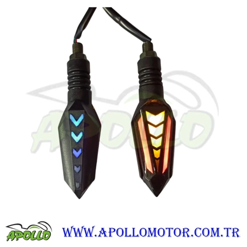 LEDLİ KAYAN SİNYAL OK MODEL (2 Lİ)