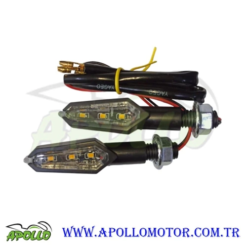 LED SİNYAL S MODEL (SARI) FALCON (2 Lİ)