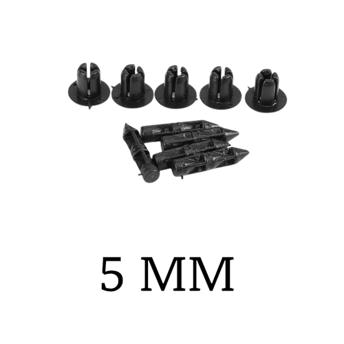 KAPORTA KLİPSİ PLASTİK 5mm (100 ADET)