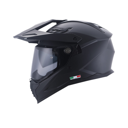 SWAY X65 CROSS KASK CAMLI GÜNEŞ VİZÖRLÜ MAT SİYAH - L BEDEN