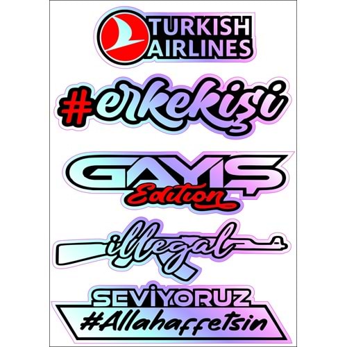 HOLOGRAM A5 STİCKER 002