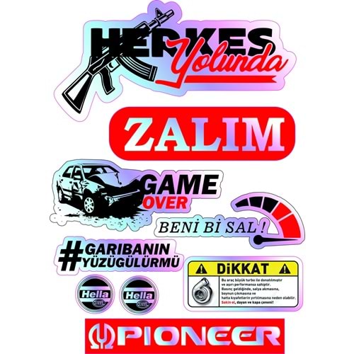 HOLOGRAM A5 STİCKER 012