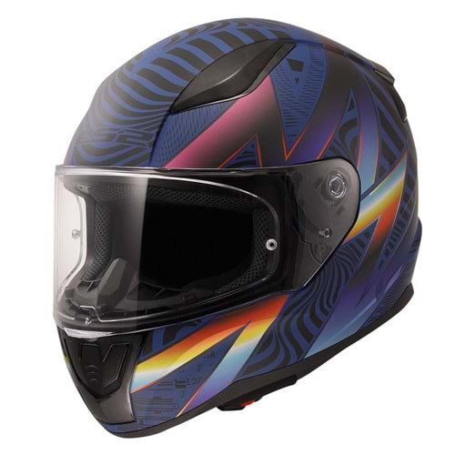 LS2 RAPID 2 OPTIK MAT MAVİ-MOR KASK XXL