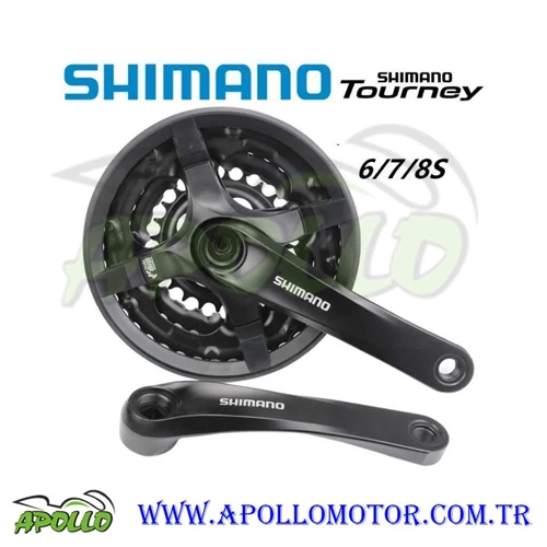 SHİMANO FC-TY301 AYNAKOL SİYAH 175 mm 48/38/28T