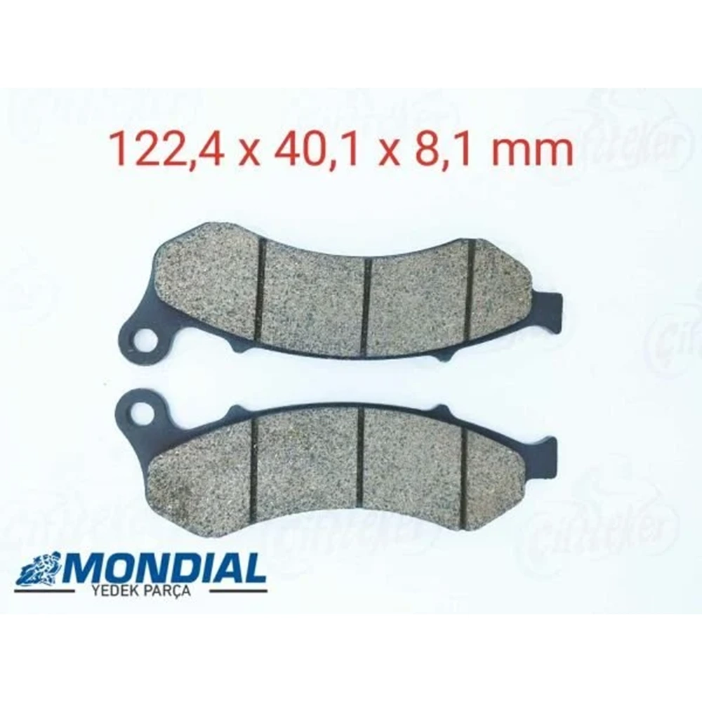 ÖN FREN DİSK BALATASI (CBS) MH 125 L DRİFT KD125 F KIDEN ORJ.
