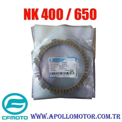 NK 400 / 650 DEBRİYAJ BALATASI