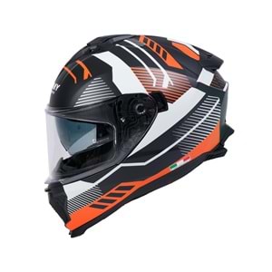 SWAY 865 GÜNEŞ GÖZLÜKLÜ KAPALI KASK - TURUNCU - L