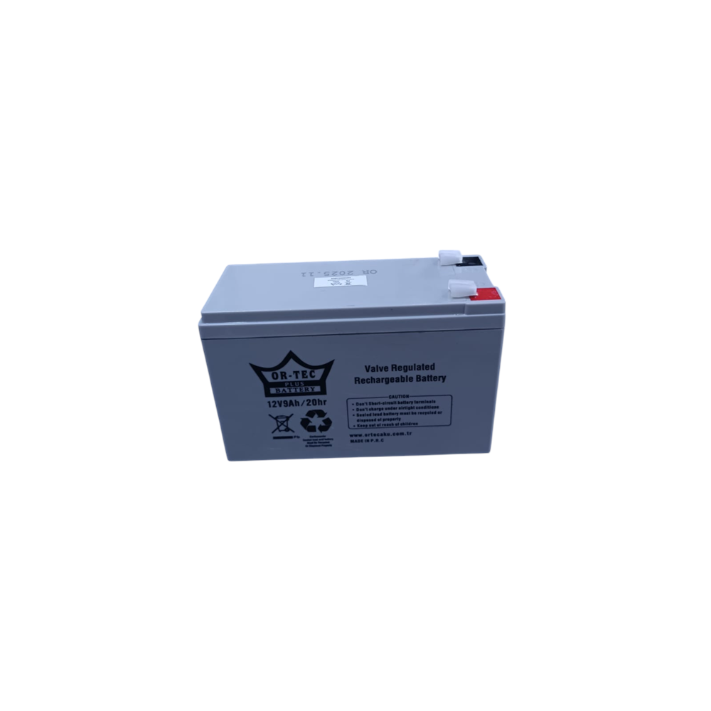 12 V 9 AH PİL AKÜ ORTEC