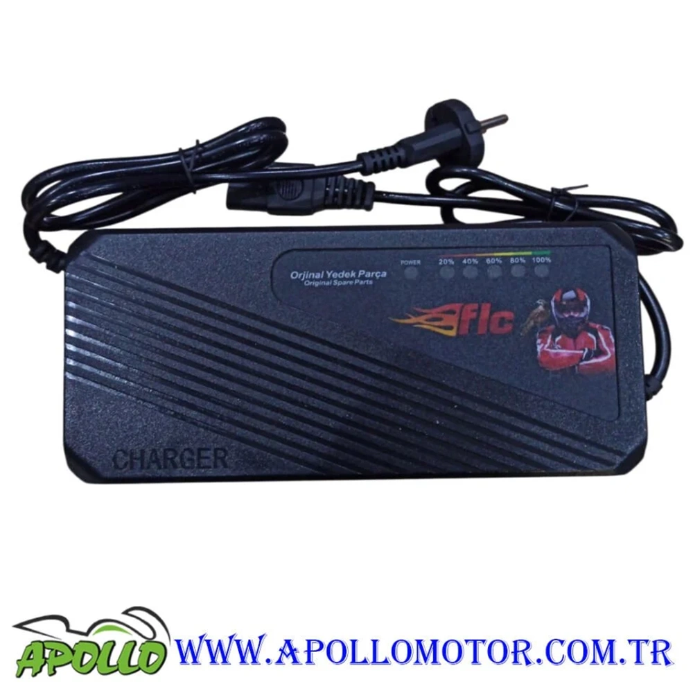 E-BİKE ŞARJ CİHAZI 72V 50-80AH (ORANLI) - FALCON