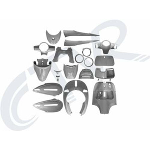 ARORA CAPPUCINO KAPORTA SETİ GRİ