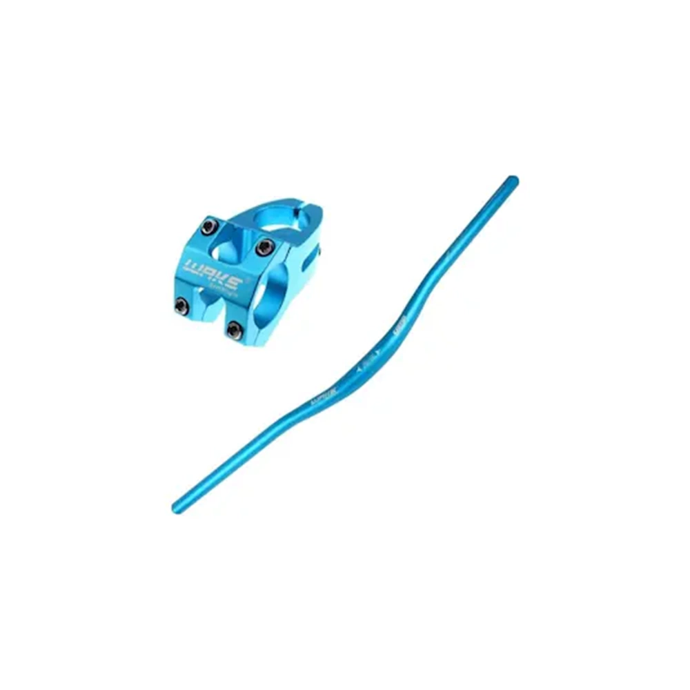 MTB MAVİ WAKE ALÜMİNYUM GİDON + GİDON BOĞAZ SETİ - 78 CM / 31.8 MM