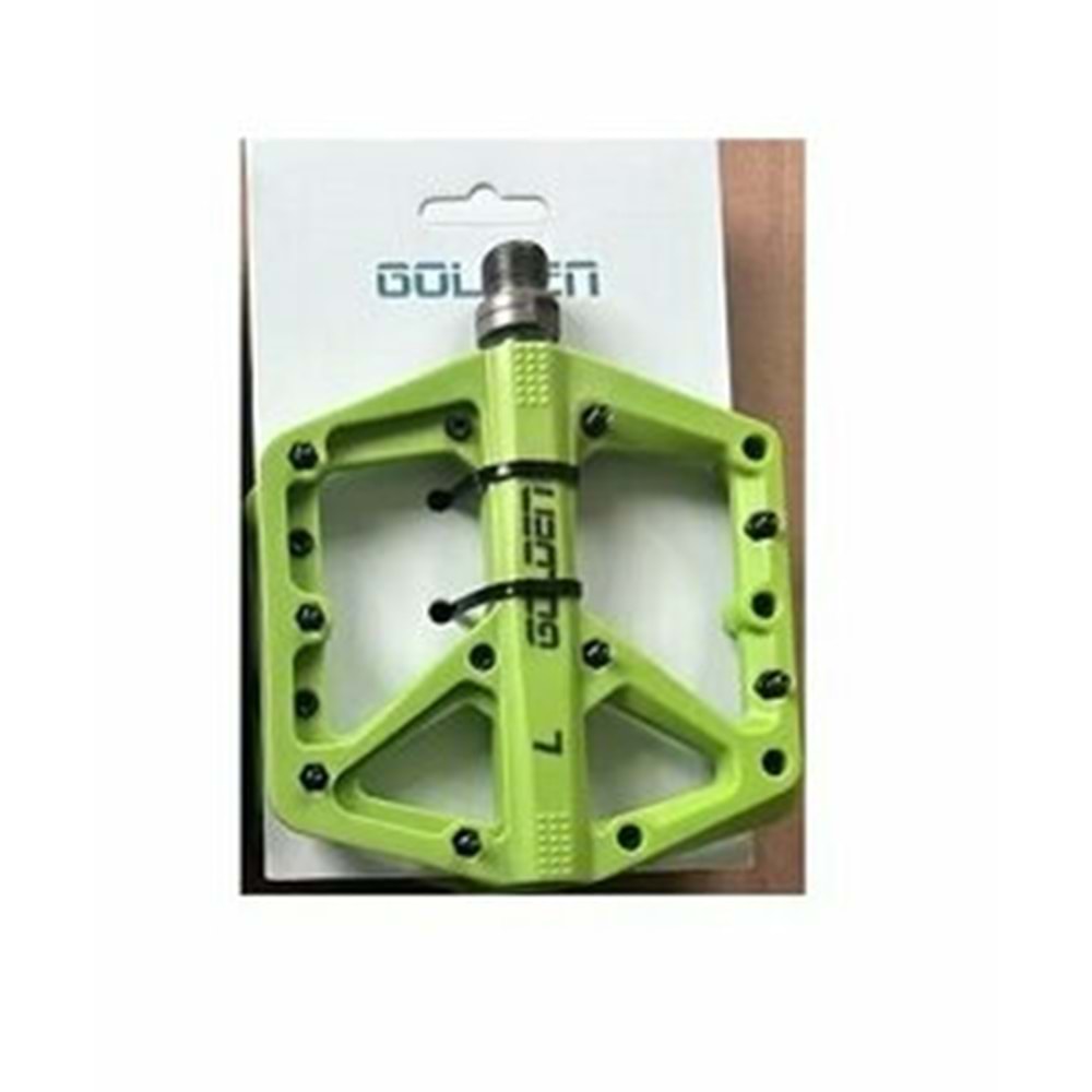 MTB RULMANLI PEDAL ÇİVİLİ PLASTİK - YEŞİL