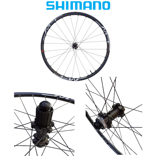SHİMANO 26 MTB JANT SETİ MT65 SİYAH TUBELES - CENTER LOCK
