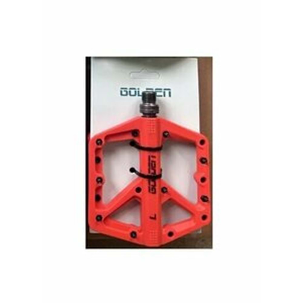 MTB RULMANLI PEDAL ÇİVİLİ PLASTİK - TURUNCU