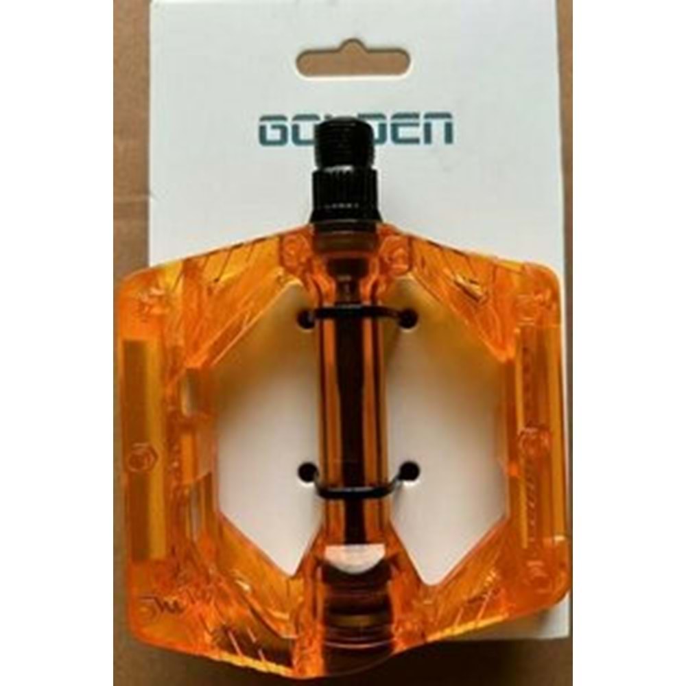 ŞEFFAF TURUNCU PLATFORM PEDAL