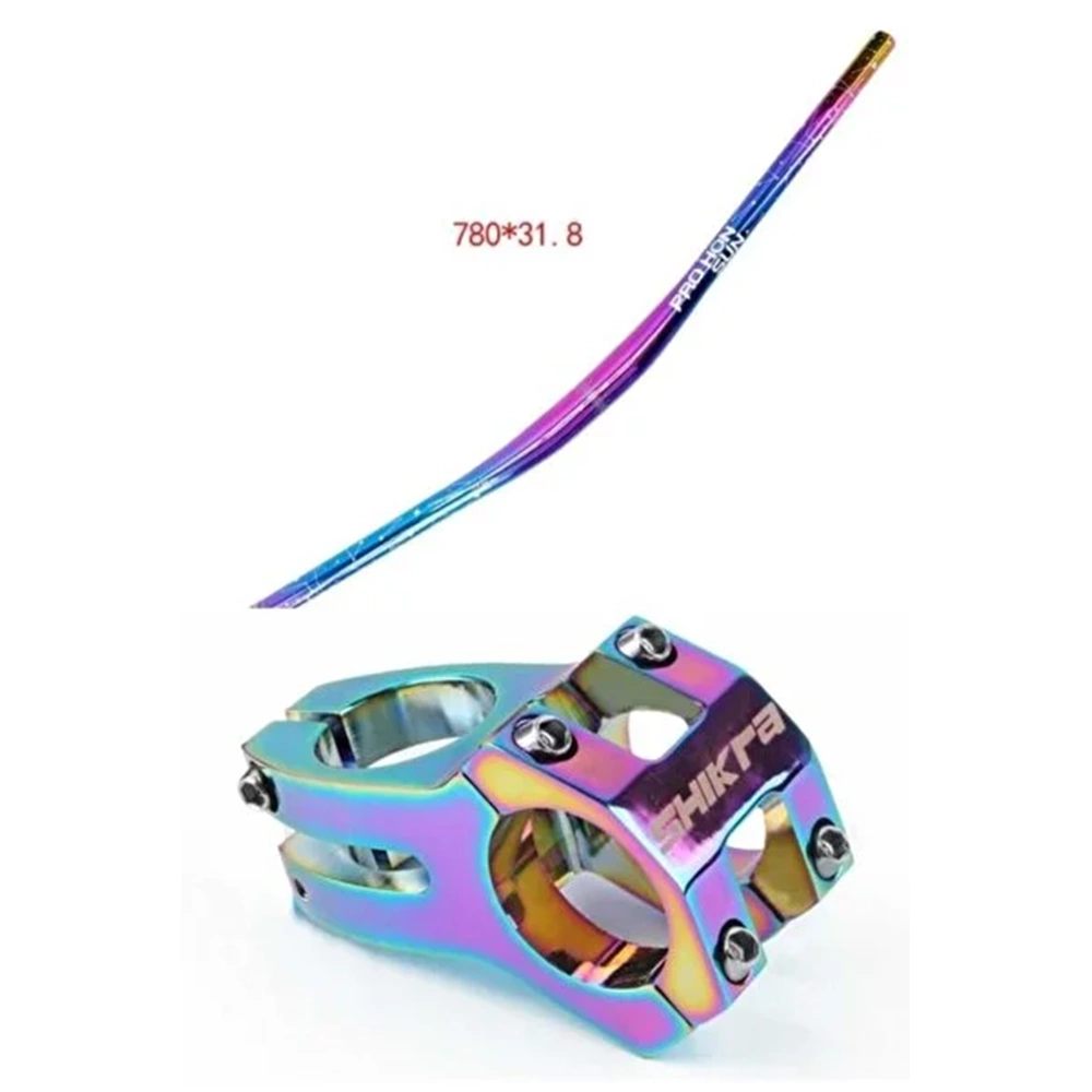 MTB RAİNBOW WAKE ALÜMİNYUM GİDON + GİDON BOĞAZ SETİ - 78 CM / 31.8 MM - DAİMOND