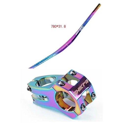MTB RAİNBOW WAKE ALÜMİNYUM GİDON + GİDON BOĞAZ SETİ - 78 CM / 31.8 MM - DAİMOND
