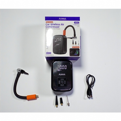 AUHMA HAVA KOMPRESÖRÜ ŞARJLI POWER BANKLI - 4000 MAH / 150 PSI - A5566