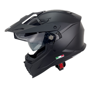 SWAY X65 CROSS KASK CAMLI GÜNEŞ VİZÖRLÜ MAT SİYAH - XL BEDEN