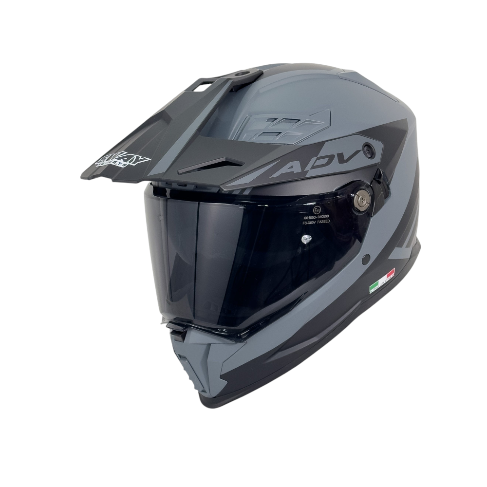 SWAY X65 CROSS KASK CAMLI GÜNEŞ VİZÖRLÜ AERO GRİ - XXL BEDEN