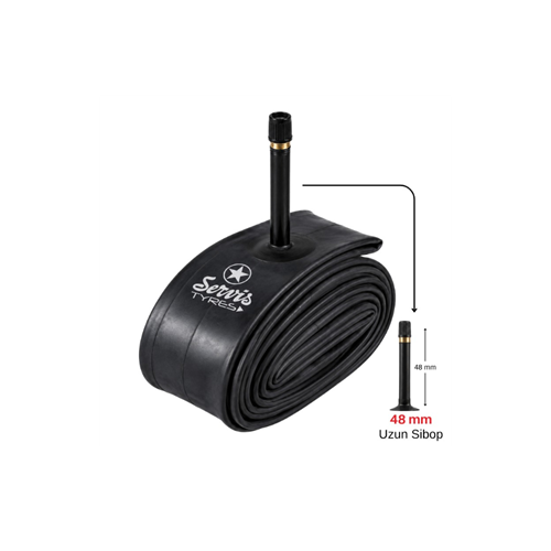 20*175/2.125 İÇ LASTİK SERVİS - UZUN SİBOP 48 MM