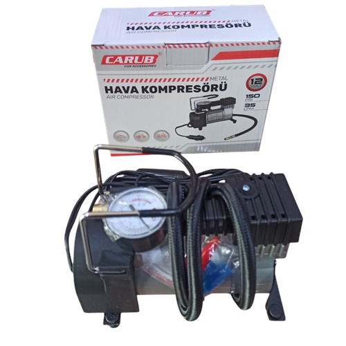 CARUB HAVA KOMPRESÖRÜ 12 VOLT METAL