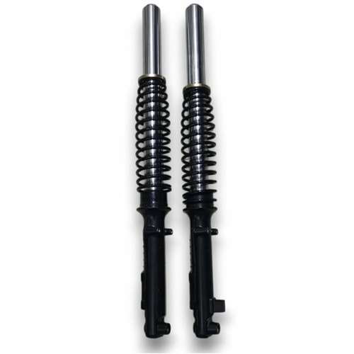 E-BİKE KASALI ÖN AMORTİSÖR TAKIMI - SİYAH DİSKLİ / 43 MM