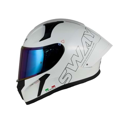 SWAY F 357 FULL FACE KASK - BEYAZ - L