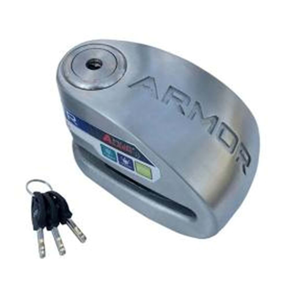 ARMOR MVA-614 ALARMLI DİSK KİLİDİ 14 MM / 120 DB