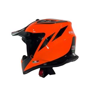 SWAY 618 ÇOCUK CROSS KASK STARDUST - TURUNCU - L
