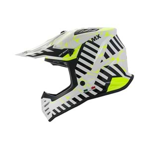 SWAY 618 ÇOCUK CROSS KASK ALERT - BEYAZ - L