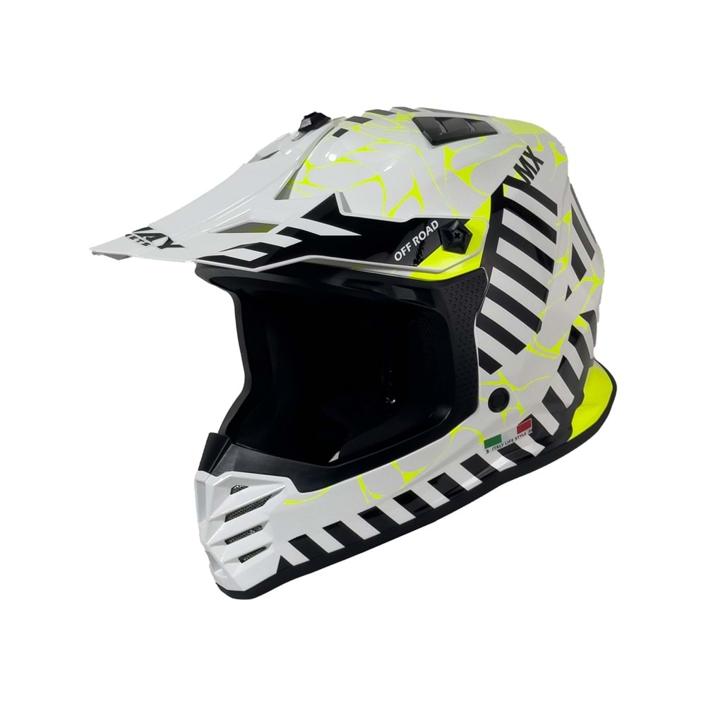 SWAY 618 ÇOCUK CROSS KASK ALERT - BEYAZ - L