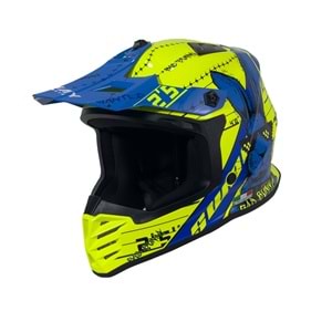 SWAY 618 ÇOCUK CROSS KASK BUNNY - SARI - MAVİ - L