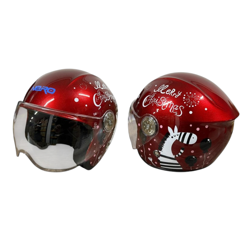 NERO ÇOCUK KASK ÇENESİZ 601 KIRMIZI (M)