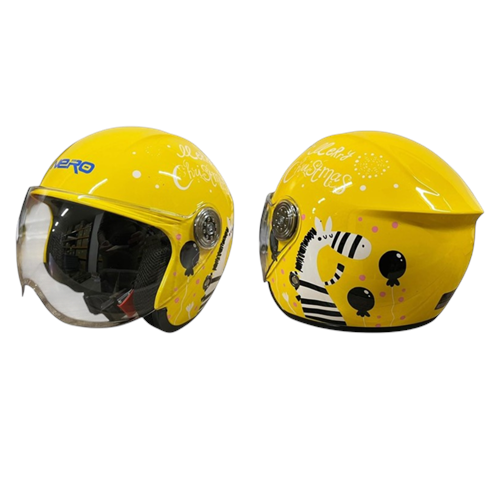 NERO ÇOCUK KASK ÇENESİZ 601 SARI (XL)