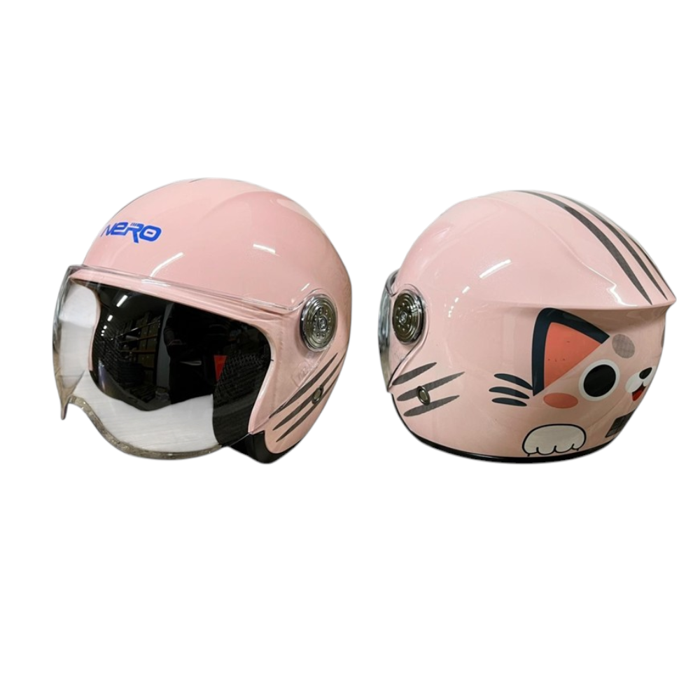 NERO ÇOCUK KASK ÇENESİZ 601 PEMBE (L)