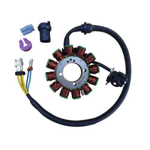ATV LX200 STATÖR 12 Lİ YM YUVARLAK LASTİKLİ 32-88-28 mm 3D 5K