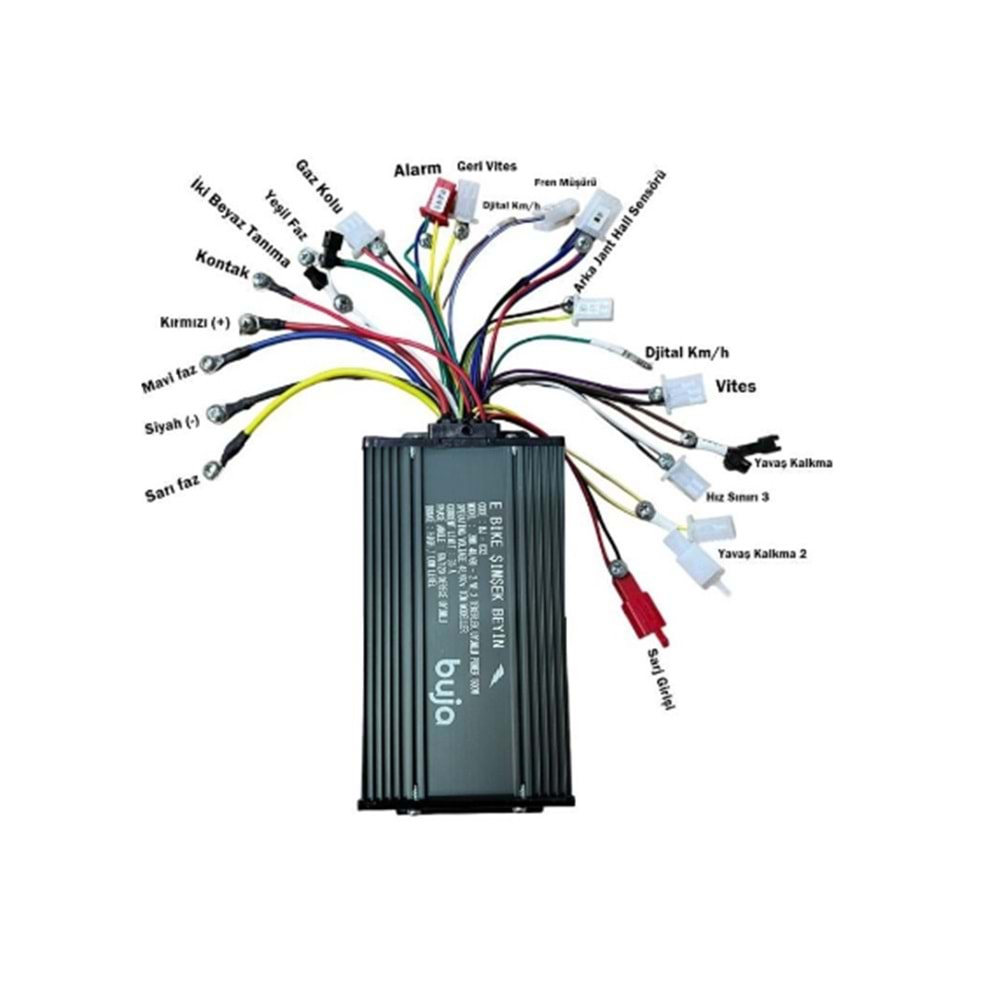 BUJA 48-60 V 500 WATT - KARA ŞİMŞEK PERFORMANS BEYİN