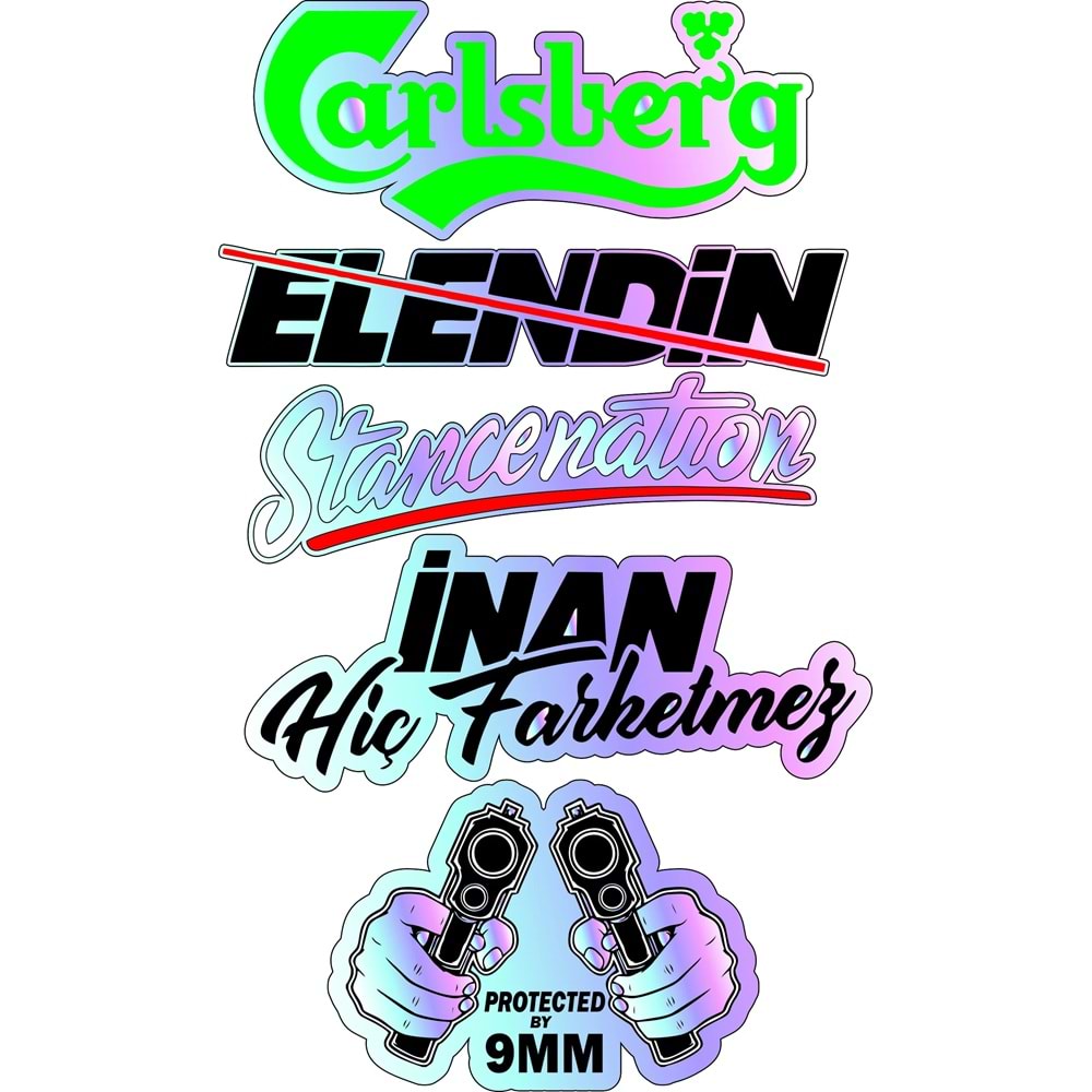 HOLOGRAM A5 STİCKER 029