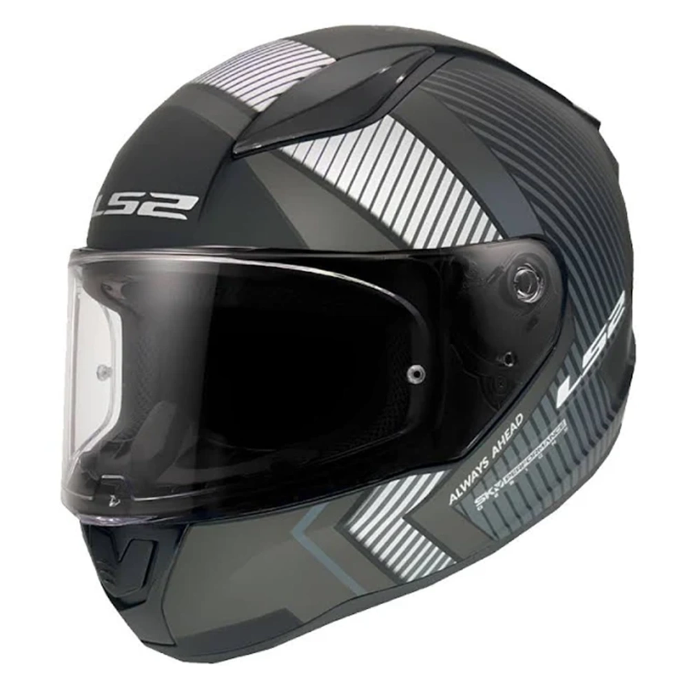 LS2 RAPID 2 EXTRA MAT SİYAH-GRİ KASK XL