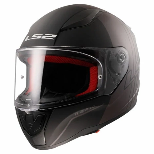 LS2 RAPID MULTIPLY MAT SİYAH-GRİ KASK L