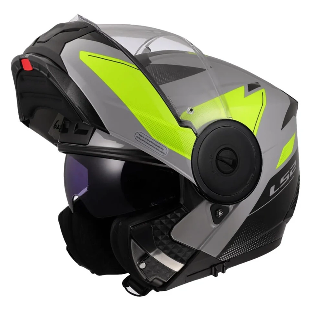 LS2 SCOPE 2 DURIA GRİ-NEON SARI KASK XXL